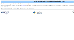 Desktop Screenshot of lists.fingerlakesrunners.org