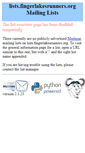 Mobile Screenshot of lists.fingerlakesrunners.org